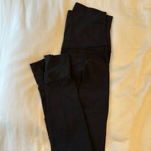 Lululemon Leggings with Heel Strap